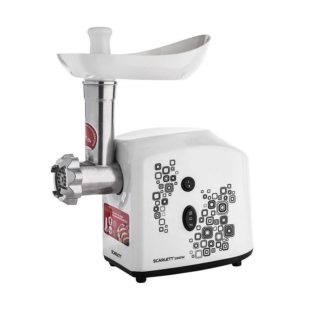 Мясорубка Scarlett SC-MG45S51, Белый
Мясорубка Scarlett SC-MG45S51, Белый