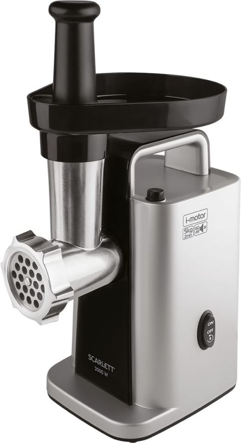 Мясорубка Scarlett SC-MG45S70 серебро
Мясорубка Scarlett SC-MG45S70 серебро