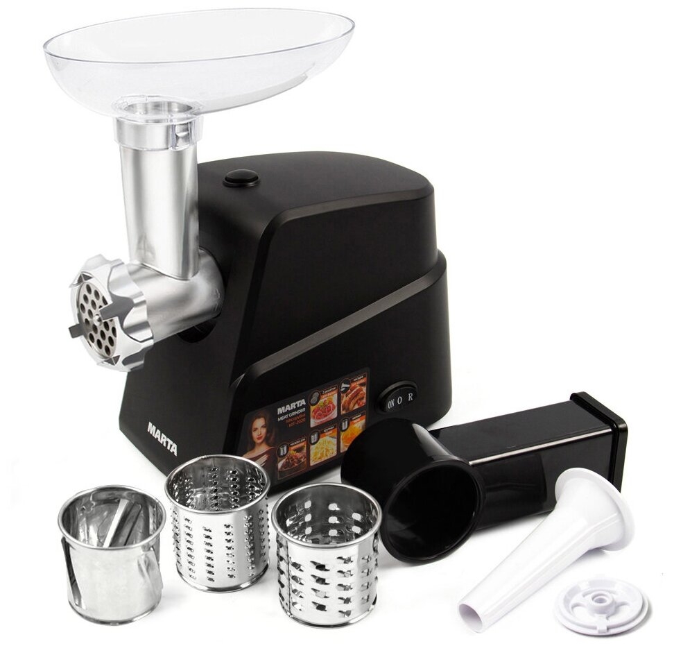 Мясорубка Marta MT-2020, Черный
Мясорубка Marta MT-2020, Черный