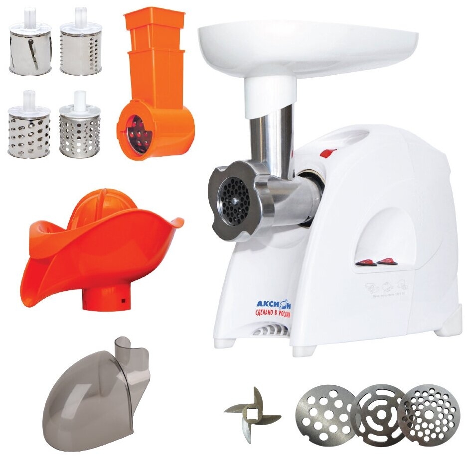 Мясорубка АКСИОН М41.03 Белый
Мясорубка АКСИОН М41.03 Белый
