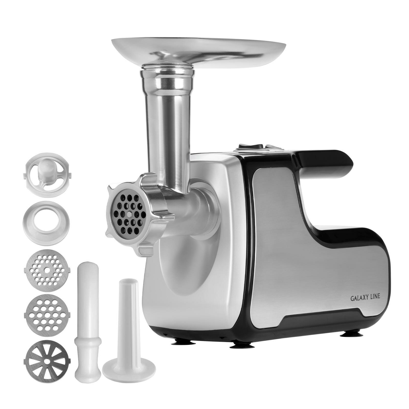 Мясорубка Galaxy Line GL 2417 1800Вт черный/серебристый
Мясорубка Galaxy Line GL 2417 1800Вт черный/серебристый