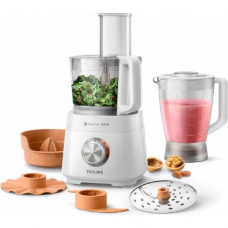 Кухонный комбайн Philips HR7510/10, Белый
Кухонный комбайн Philips HR7510/10, Белый