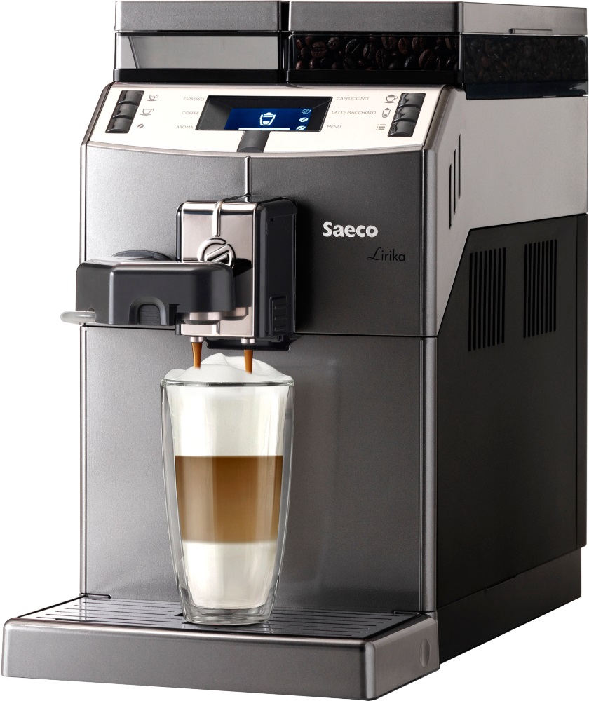 Кофемашина Saeco Lirika One Touch Cappuccino, Серебристый/черный
Кофемашина Saeco Lirika One Touch Cappuccino, Серебристый/черный