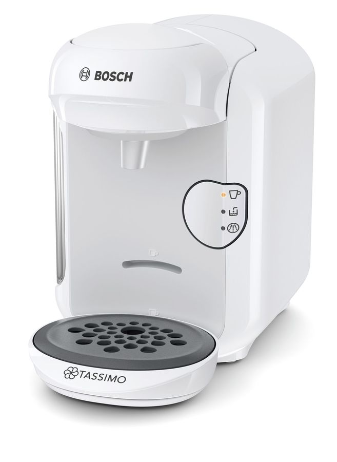 Кофемашина Bosch Tassimo TAS1404 1300Вт белый
Кофемашина Bosch Tassimo TAS1404 1300Вт белый