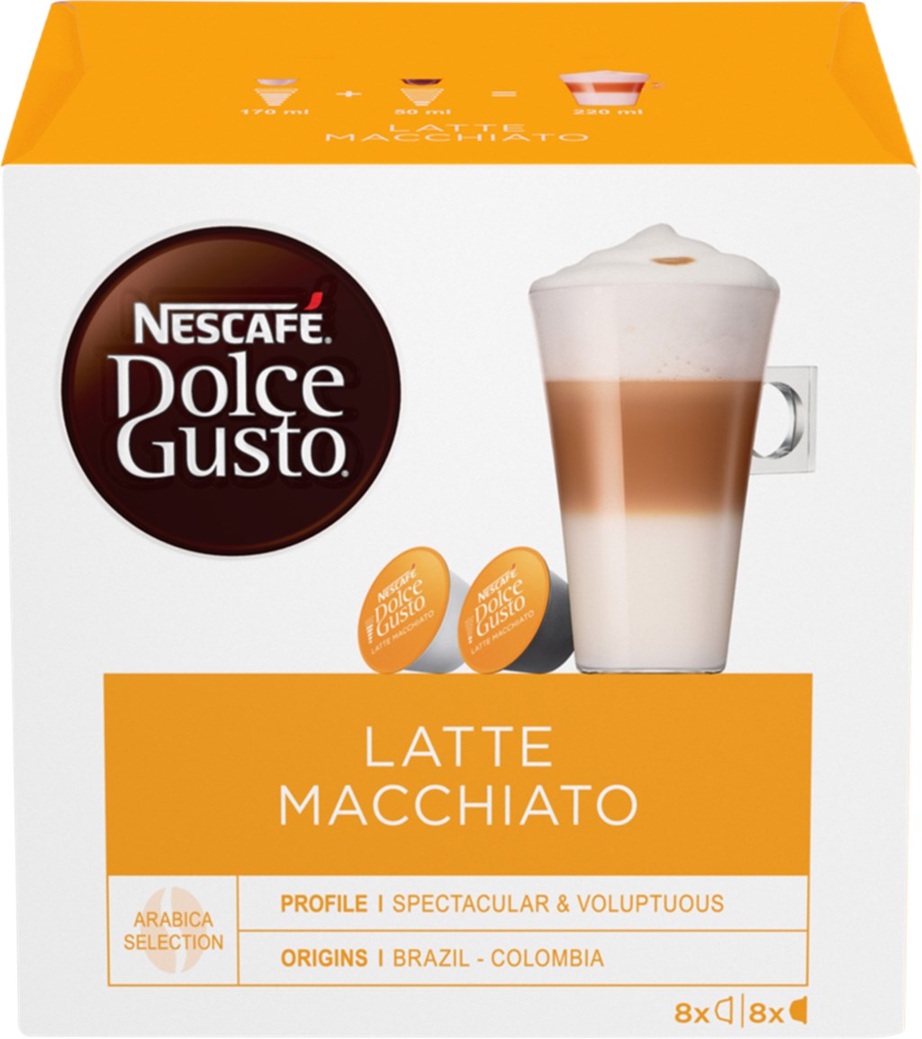 Капсулы кофе Nescafe Dolce Gusto Latte Macchiato 16шт 12378380
Капсулы кофе Nescafe Dolce Gusto Latte Macchiato 16шт 12378380