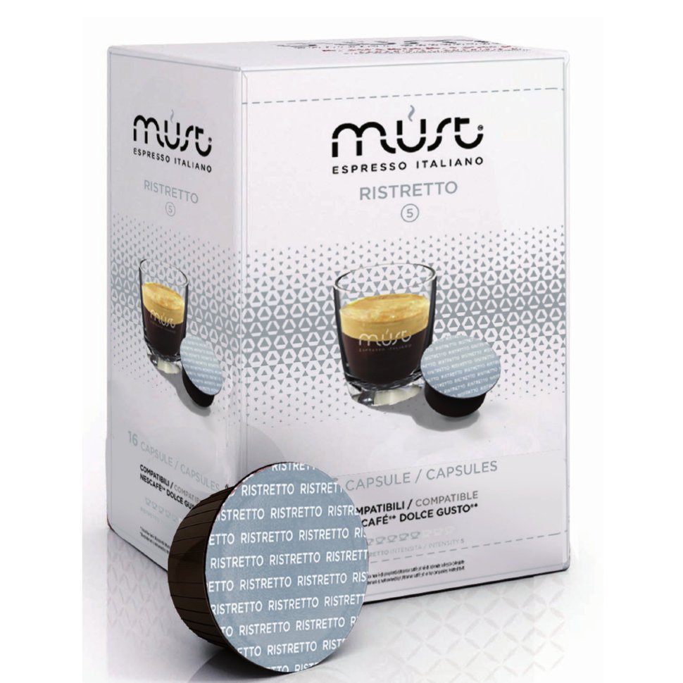 Капсулы Must Dolce Gusto Ristretto 16шт
Капсулы Must Dolce Gusto Ristretto 16шт