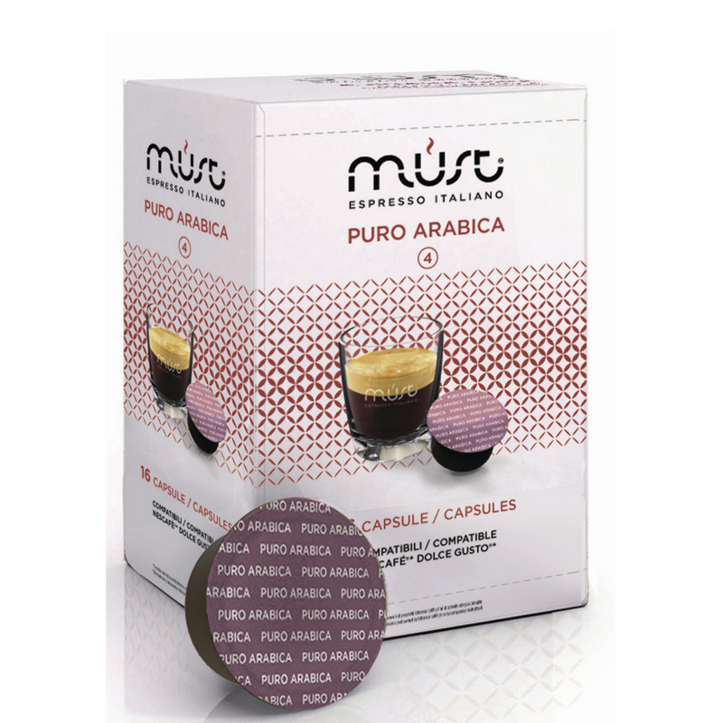 Капсулы кофе Must Dolce Gusto Puro Arabica 16шт
Капсулы кофе Must Dolce Gusto Puro Arabica 16шт