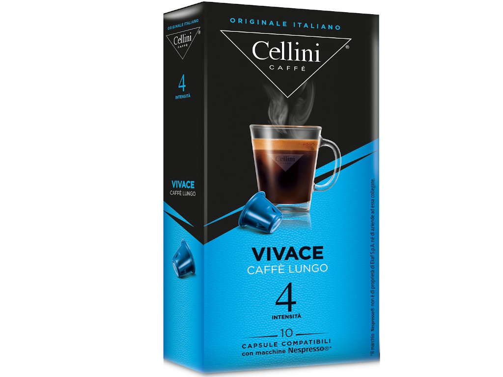 Капсулы Cellini Nespresso Vivace Caffe Lungo 10шт
Капсулы Cellini Nespresso Vivace Caffe Lungo 10шт