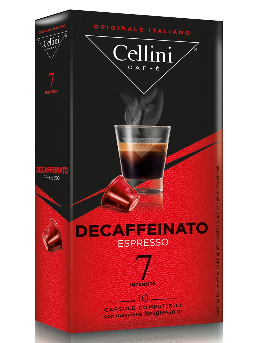 Капсулы Cellini Nespresso Decaffeinato 10шт
Капсулы Cellini Nespresso Decaffeinato 10шт