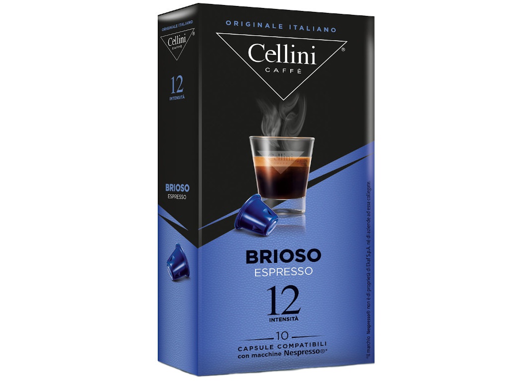 Капсулы кофе Cellini Nespresso Brioso 10шт
Капсулы кофе Cellini Nespresso Brioso 10шт
