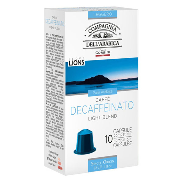 Капсулы кофе Compagnia Dell'Arabica Decaffeinato 10шт
Капсулы кофе Compagnia Dell'Arabica Decaffeinato 10шт