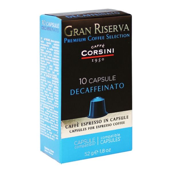 Капсулы кофе Caffe Corsini Gran Riserva Decaffeinato 10шт
Капсулы кофе Caffe Corsini Gran Riserva Decaffeinato 10шт