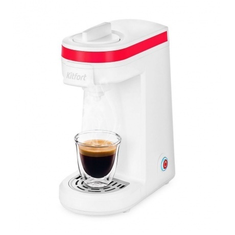Капсульная кофемашина Kitfort КТ-7122-1 бело-малиновый
Капсульная кофемашина Kitfort КТ-7122-1 бело-малиновый