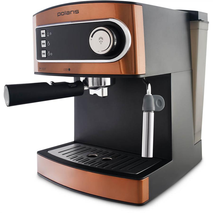 Кофеварка рожковая Polaris PCM 1515E, Черный/бронзовый
Кофеварка рожковая Polaris PCM 1515E, Черный/бронзовый