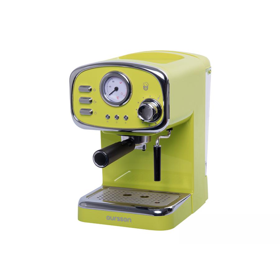 Кофемашина Oursson EM1505/GA Green, Зеленый/серебристый
Кофемашина Oursson EM1505/GA Green, Зеленый/серебристый