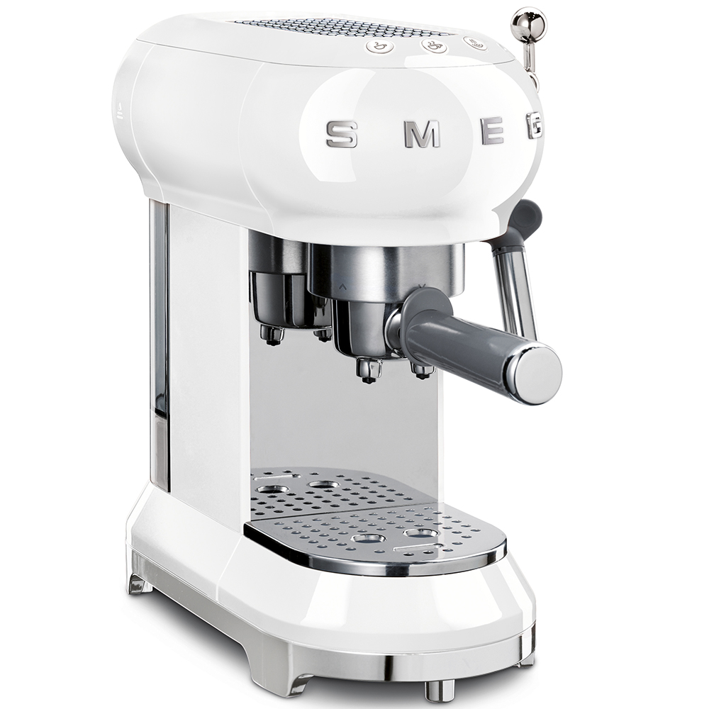 Кофеварка рожковая Smeg ECF01WHEU, Белый
Кофеварка рожковая Smeg ECF01WHEU, Белый