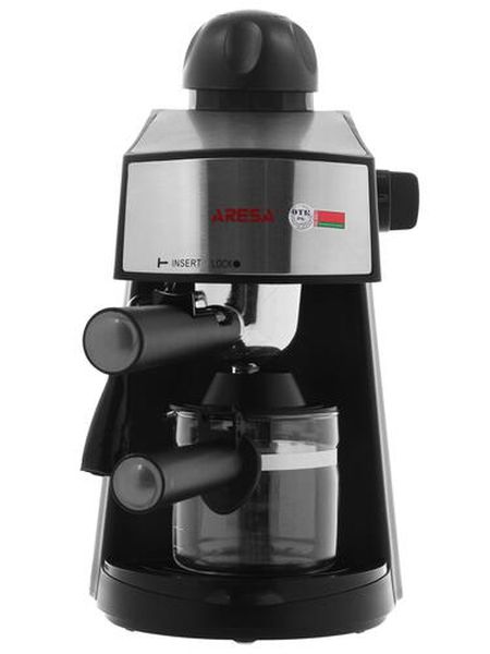 Кофеварка рожковая Aresa AR-1601, Черный;серебристый
Кофеварка рожковая Aresa AR-1601, Черный;серебристый