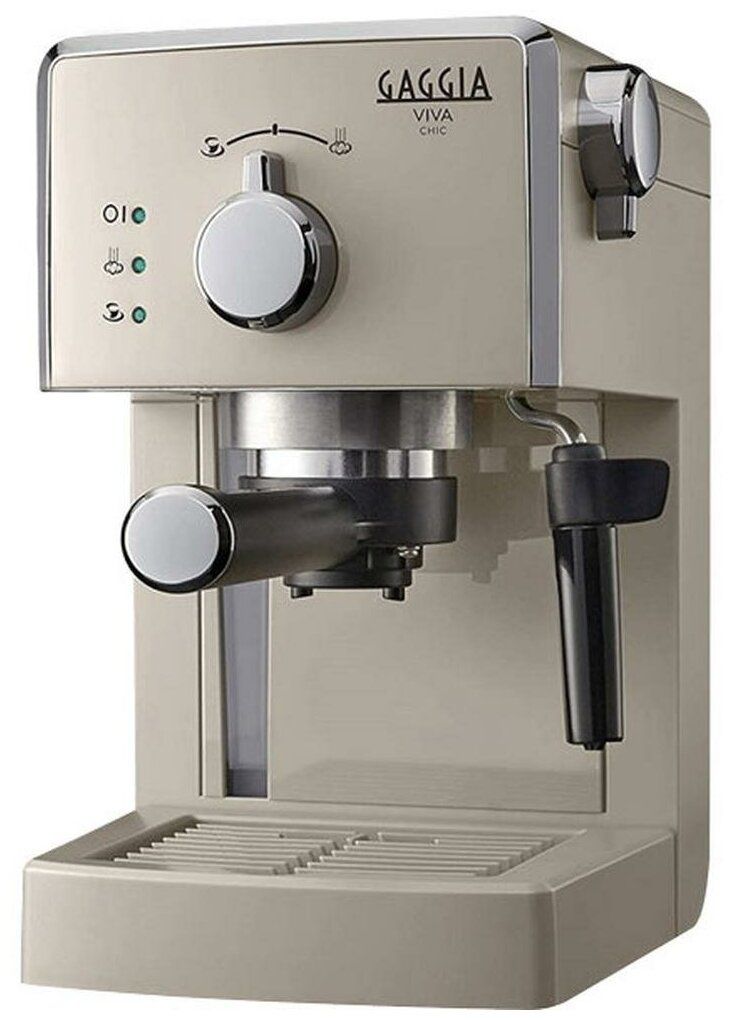 Кофеварка рожковая Gaggia Viva Style Chic Cream 8433/14
Кофеварка рожковая Gaggia Viva Style Chic Cream 8433/14