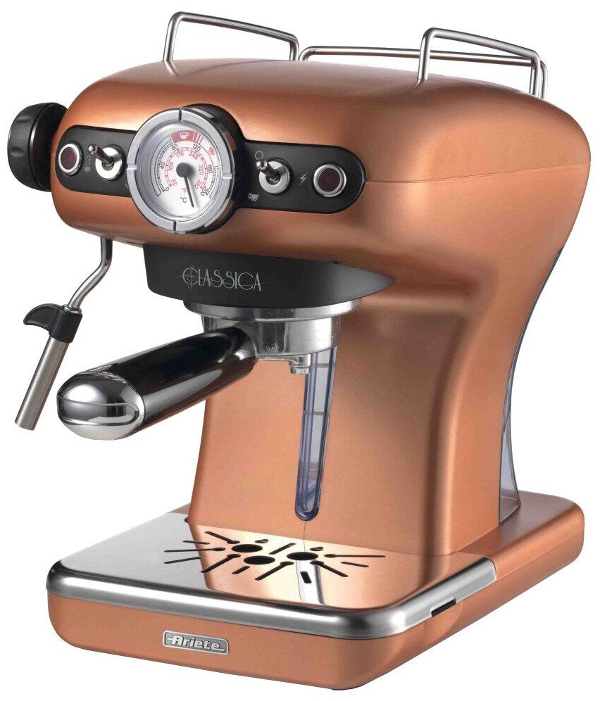 Кофеварка рожковая Ariete Classica 1389/18
Кофеварка рожковая Ariete Classica 1389/18