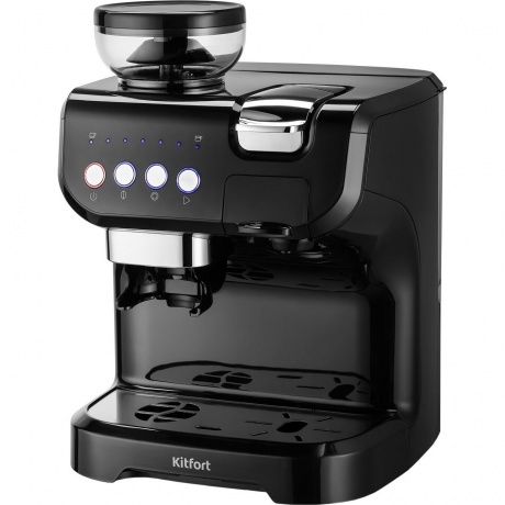 Кофеварка рожковая Kitfort КТ-7107 1560Вт черный/серебристый
Кофеварка рожковая Kitfort КТ-7107 1560Вт черный/серебристый