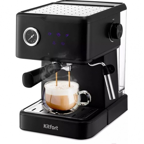 Кофеварка рожковая Kitfort КТ-7124
Кофеварка рожковая Kitfort КТ-7124