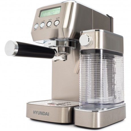 Кофеварка рожковая Hyundai HEM-9999 1350Вт серебристый
Кофеварка рожковая Hyundai HEM-9999 1350Вт серебристый