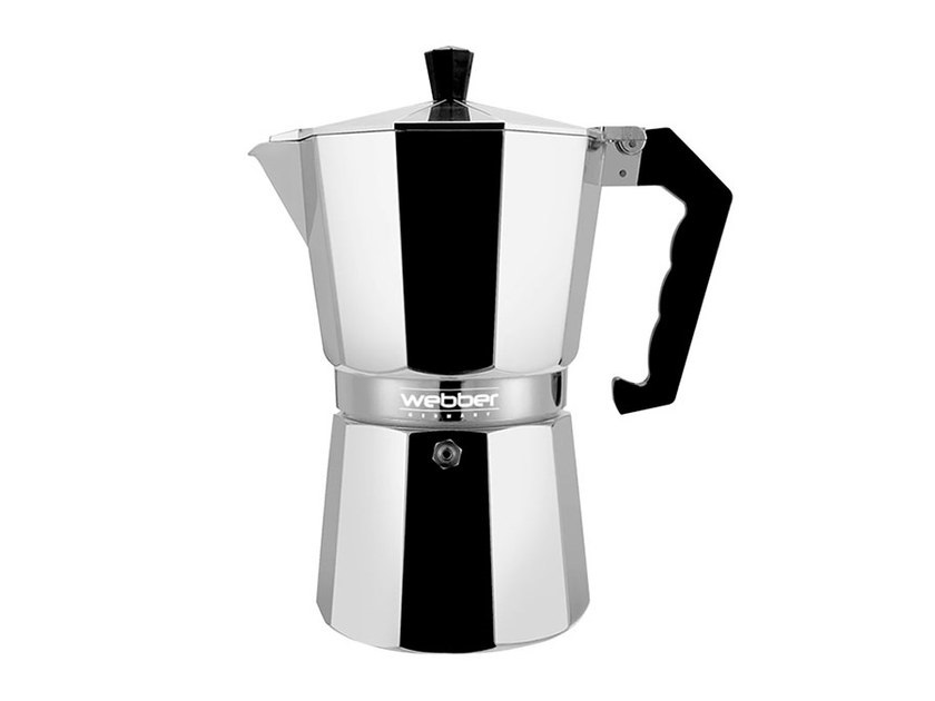 Гейзерная кофеварка Webber BE-0123 450ml
Гейзерная кофеварка Webber BE-0123 450ml