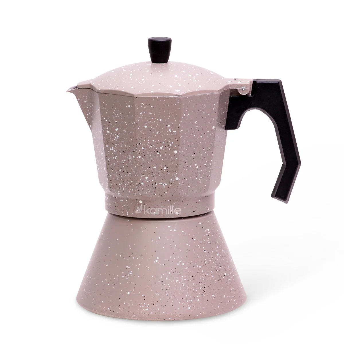 Кофеварка гейзерная Kamille 2518 алюминий
Кофеварка гейзерная Kamille 2518 алюминий
