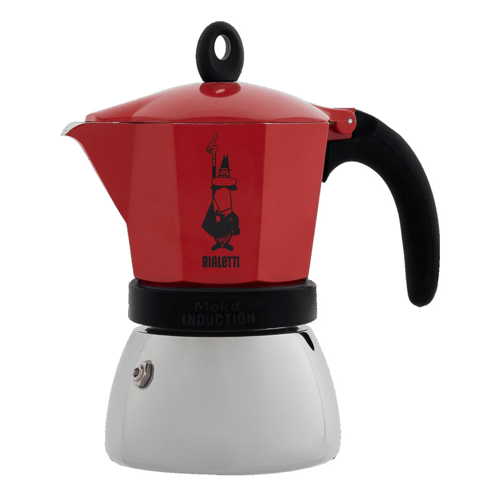 Кофеварка гейзерная Bialetti Moka Induction (3 порции) Red 4922
Кофеварка гейзерная Bialetti Moka Induction (3 порции) Red 4922