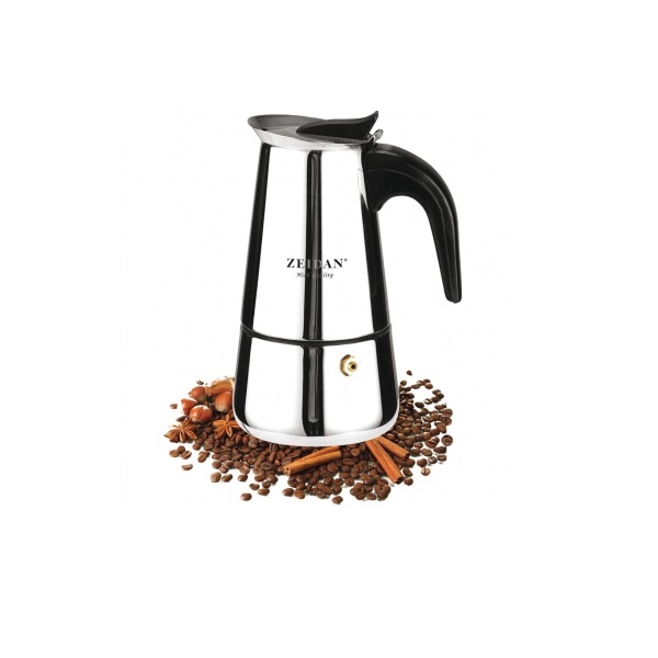 Кофеварка гейзерная Zeidan Z-4072
Кофеварка гейзерная Zeidan Z-4072
