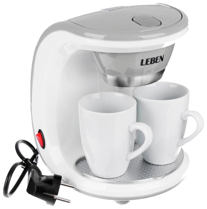 Кофеварка капельная Leben 286-025
Кофеварка капельная Leben 286-025