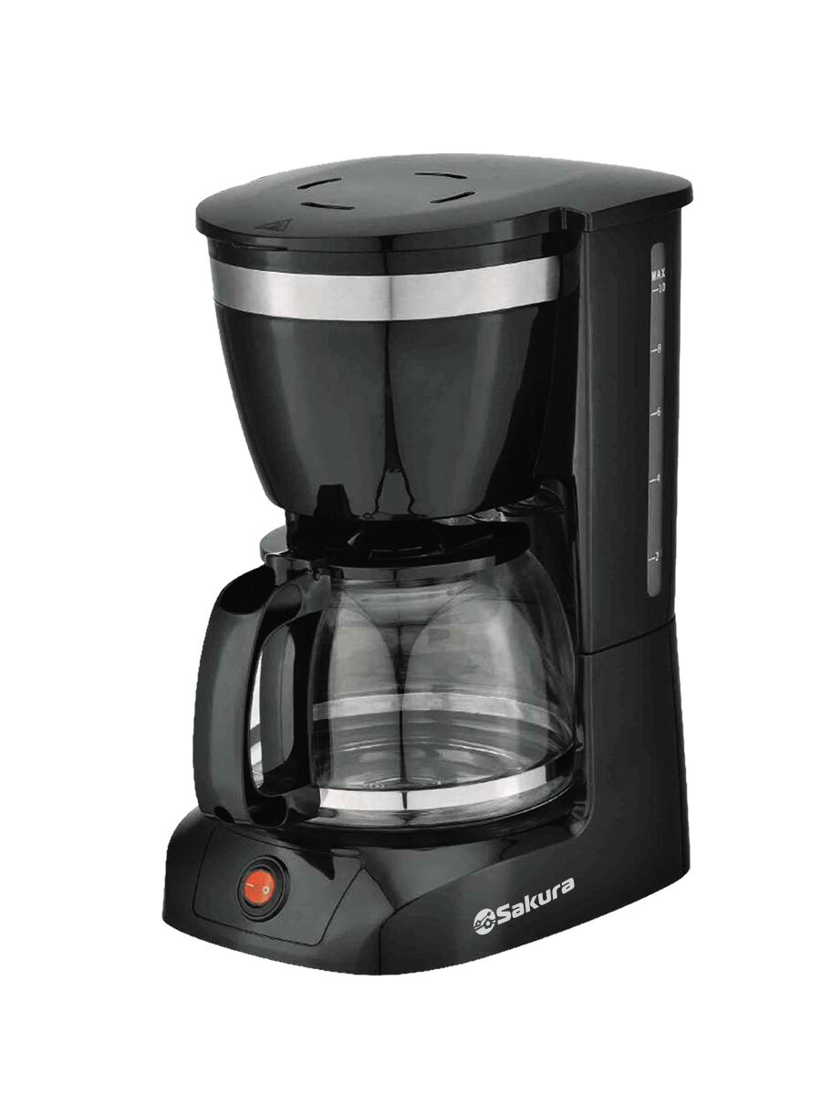 Капельная кофеварка Sakura SA-6109BK
Капельная кофеварка Sakura SA-6109BK