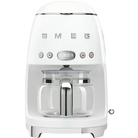 Кофеварка капельная Smeg DCF02WHEU белая
Кофеварка капельная Smeg DCF02WHEU белая