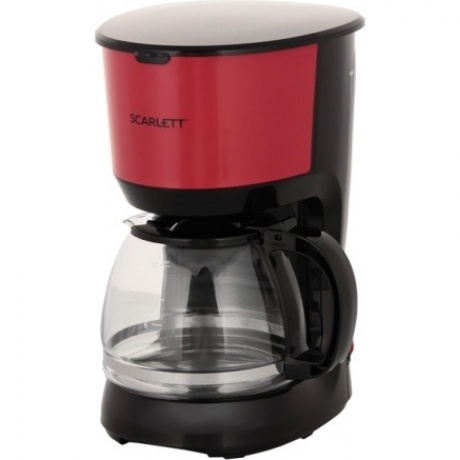 Кофеварка капельная Scarlett SC-CM33013 красный/черный
Кофеварка капельная Scarlett SC-CM33013 красный/черный