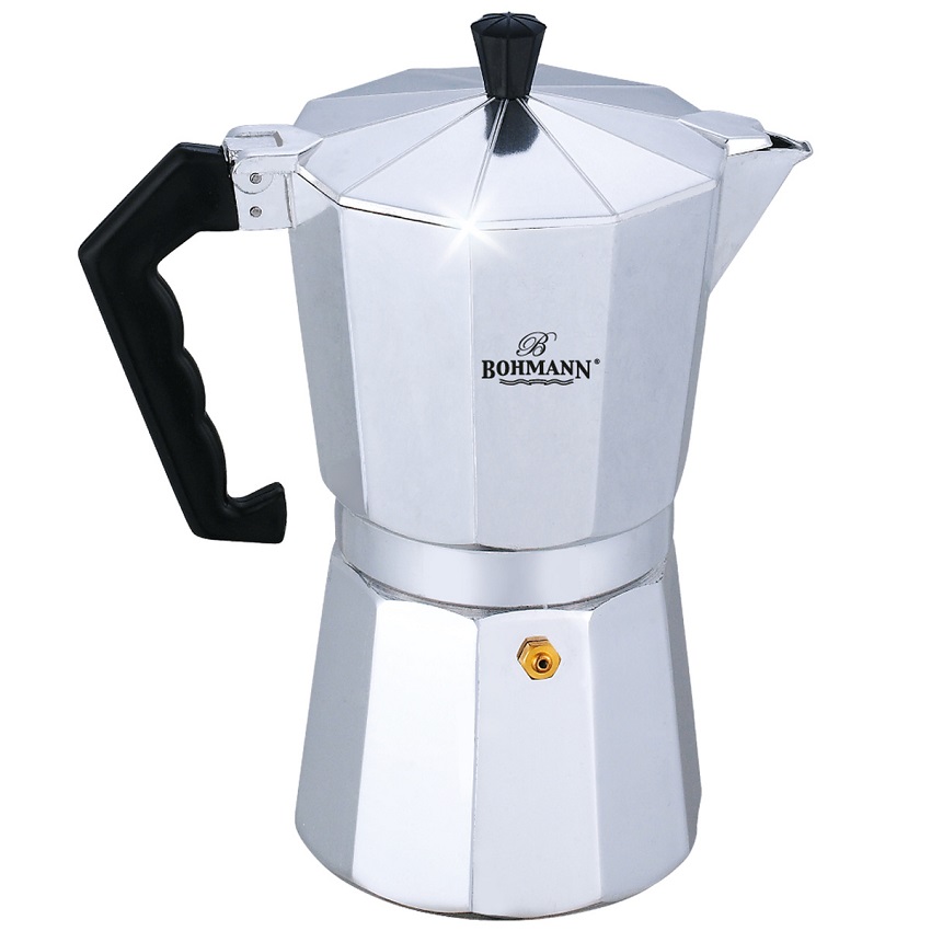 Кофеварка гейзерная Bohmann BH-9412 (12 порций)
Кофеварка гейзерная Bohmann BH-9412 (12 порций)