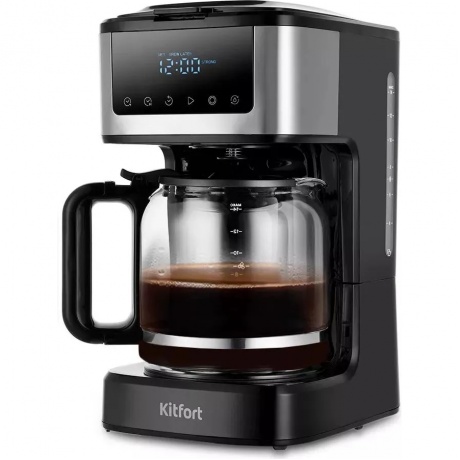 Кофеварка капельная Kitfort КТ-7181хорошее состояние, Черный
Кофеварка капельная Kitfort КТ-7181хорошее состояние, Черный