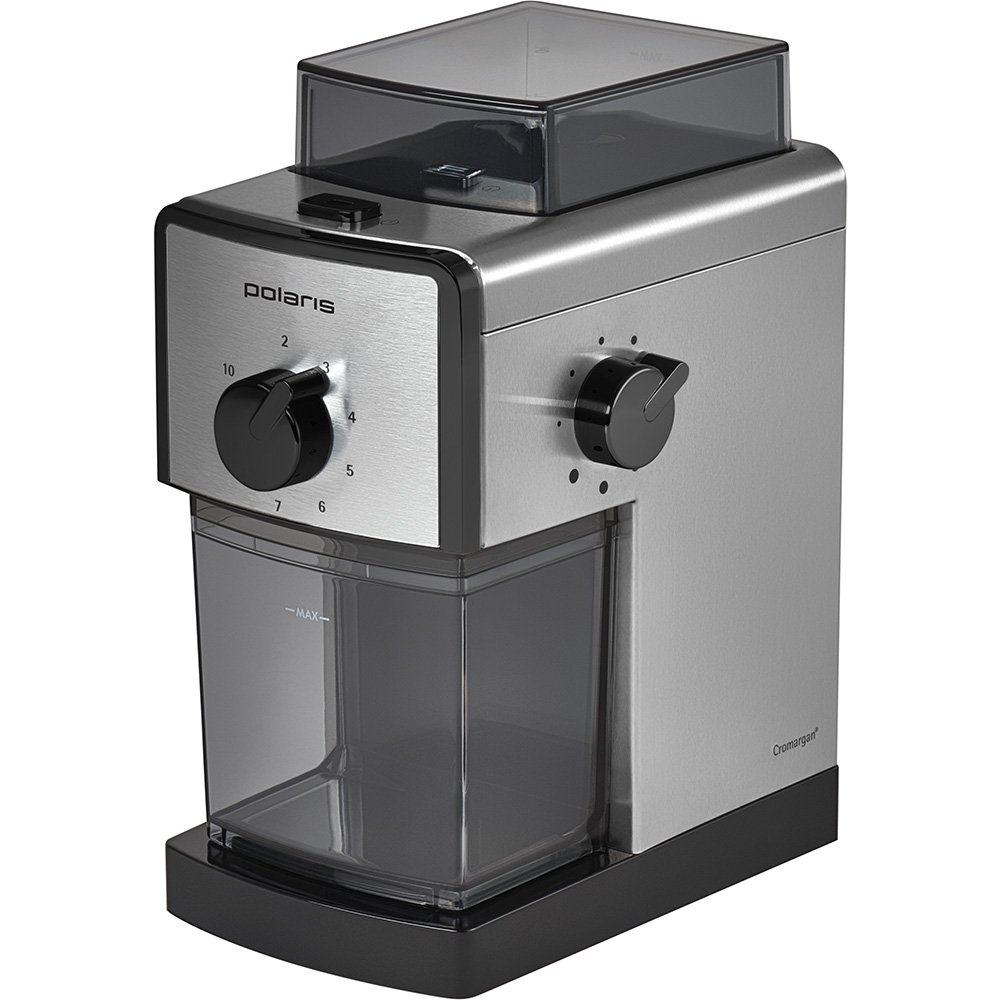 Кофемолка Polaris PCG 1620 черный/нержавеющая сталь
Кофемолка Polaris PCG 1620 черный/нержавеющая сталь