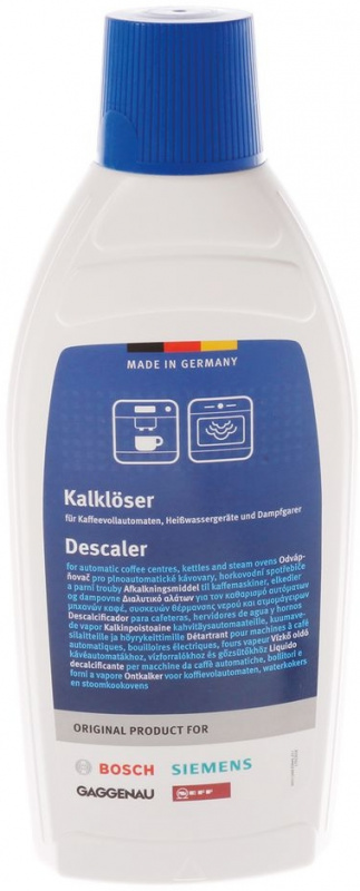 Очиститель от накипи для кофемашин Bosch 00311968
Очиститель от накипи для кофемашин Bosch 00311968