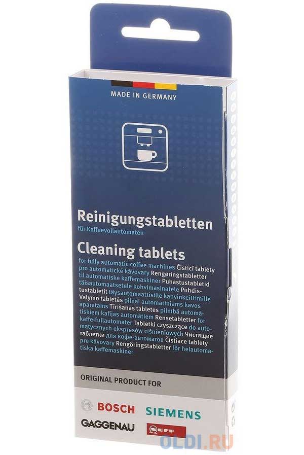 Очищающие таблетки для кофемашин Bosch 00311909 (упак.:4шт)
Очищающие таблетки для кофемашин Bosch 00311909 (упак.:4шт)