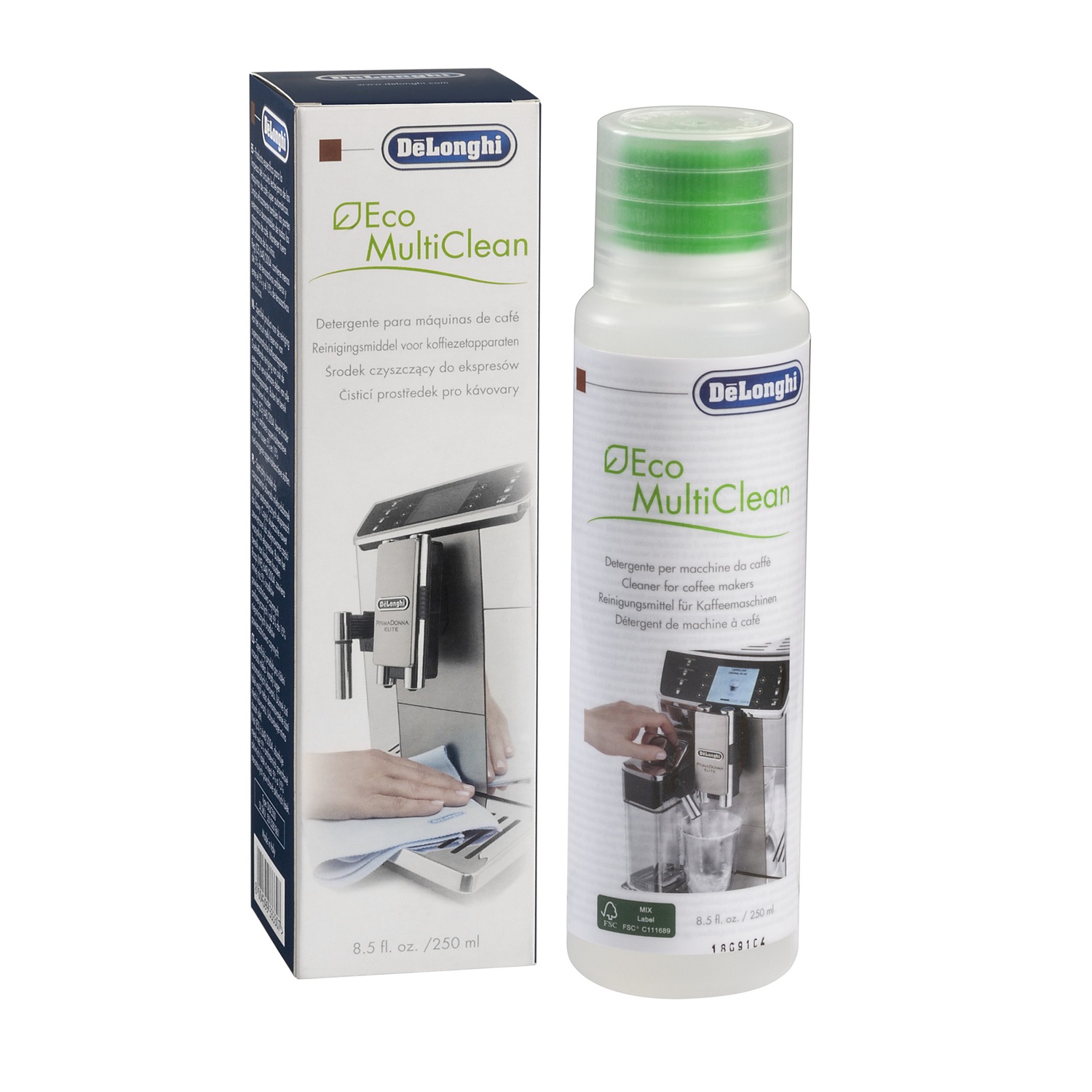 Жидкость для очистки капучинатора DeLonghi DLSC550 250 мл
Жидкость для очистки капучинатора DeLonghi DLSC550 250 мл