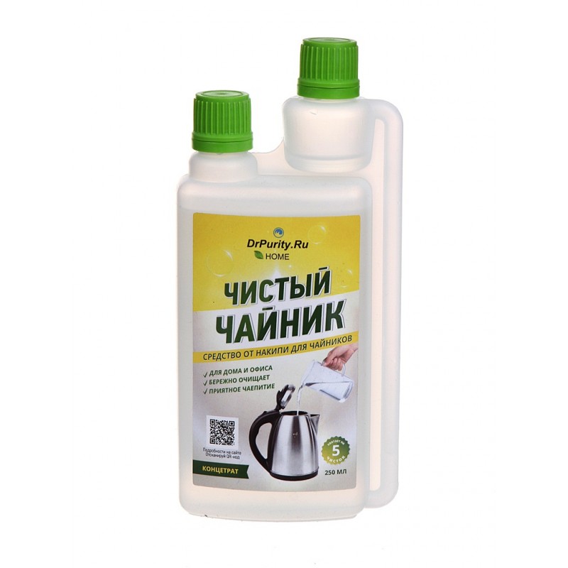 Очиститель от накипи для чайников Dr.Purity DLIQhh250V20 250мл
Очиститель от накипи для чайников Dr.Purity DLIQhh250V20 250мл