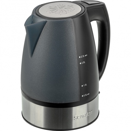 Чайник электрический Scarlett SC-1020 черный
Чайник электрический Scarlett SC-1020 черный