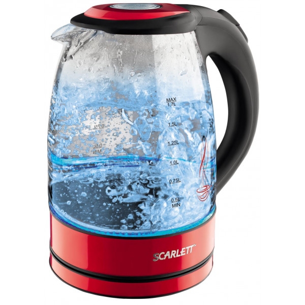 Чайник Scarlett SC-EK27G62 красный
Чайник Scarlett SC-EK27G62 красный