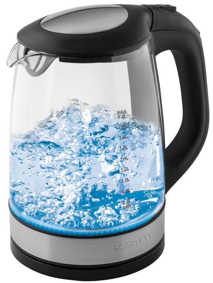 Электрочайник Scarlett SC-EK27G19 черный
Электрочайник Scarlett SC-EK27G19 черный