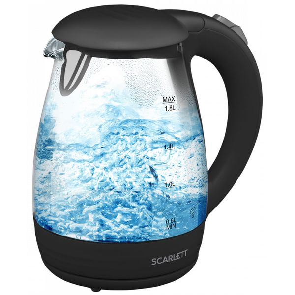 Чайник электрический Scarlett SC-EK27G61 1.8л. 2200Вт черный (корпус: стекло
Чайник электрический Scarlett SC-EK27G61 1.8л. 2200Вт черный (корпус: стекло