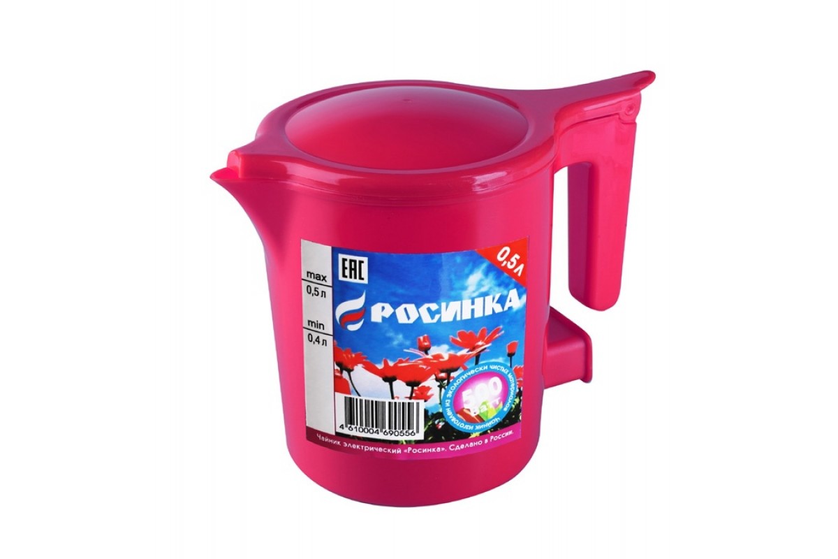 Чайник Росинка ЭЧ 0.5/0.5-220 Ruby
Чайник Росинка ЭЧ 0.5/0.5-220 Ruby