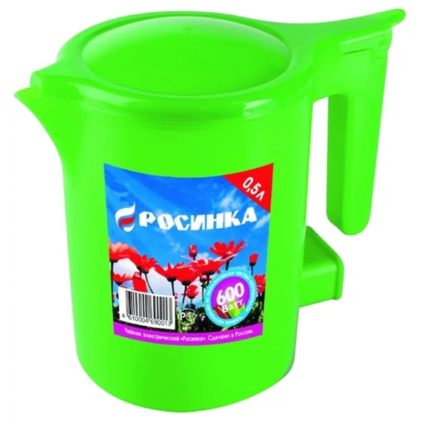 Чайник Росинка ЭЧ 0.5/0.5-220 Green
Чайник Росинка ЭЧ 0.5/0.5-220 Green