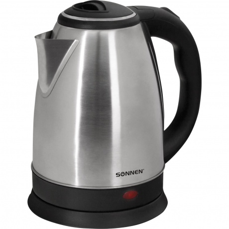 Чайник электрический Sonnen KT-115, 1,5л, 1500Вт, закрытый нагрев.элемент, нержавеющая сталь, серебр
Чайник электрический Sonnen KT-115, 1,5л, 1500Вт, закрытый нагрев.элемент, нержавеющая сталь, серебр