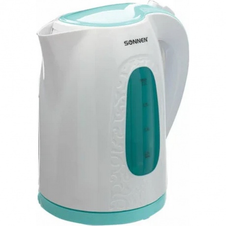 Чайник электрический Sonnen KT-2016, 2,0л, 2200Вт, пластик, белый/г
Чайник электрический Sonnen KT-2016, 2,0л, 2200Вт, пластик, белый/г