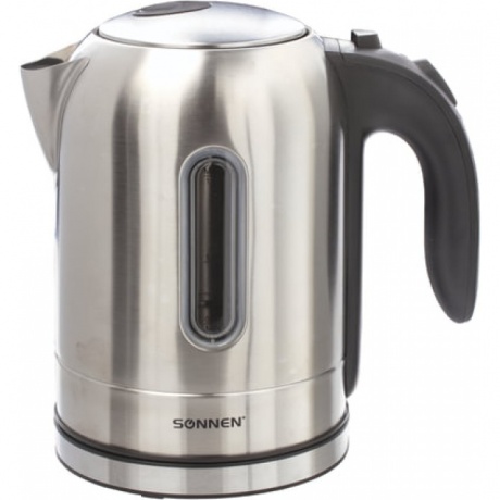 Чайник электрический Sonnen KT-1755, 1,7л, 2200Вт, закрытый нагревательный элемент, нержавеющая стал
Чайник электрический Sonnen KT-1755, 1,7л, 2200Вт, закрытый нагревательный элемент, нержавеющая стал